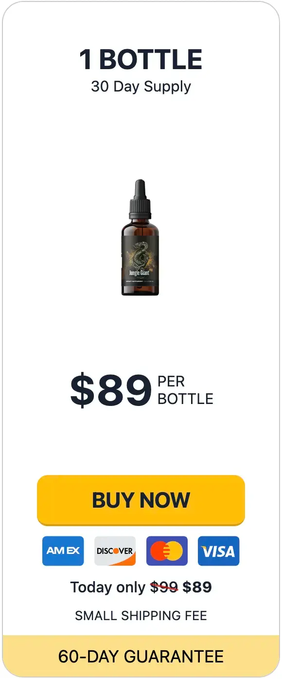 Jungle Giant Pro 1 bottle pricing